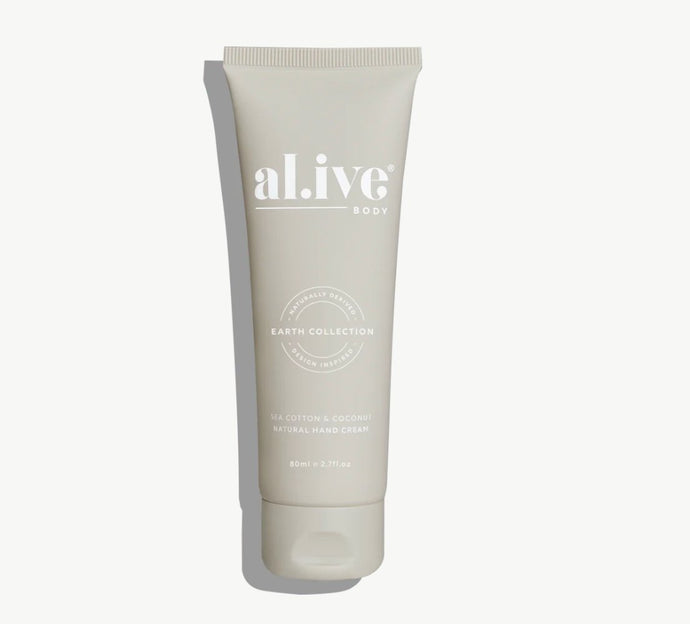 al.ive hand cream | sea cotton and coconut - big little noise