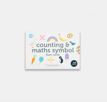 counting and math symbol flash cards - big little noise
