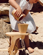 wooden water and sand wheel - big little noise